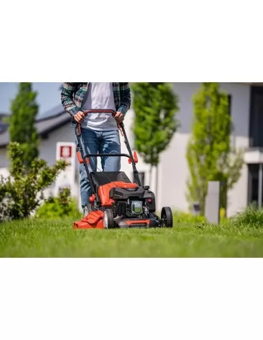 7 - Tagliaerba a scoppio semovente Scheppach ms225-53 225cc 53cm