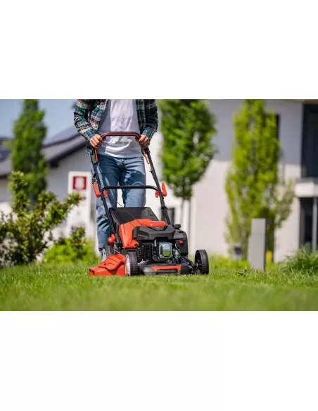 7 - Tagliaerba a scoppio semovente Scheppach ms225-53 225cc 53cm