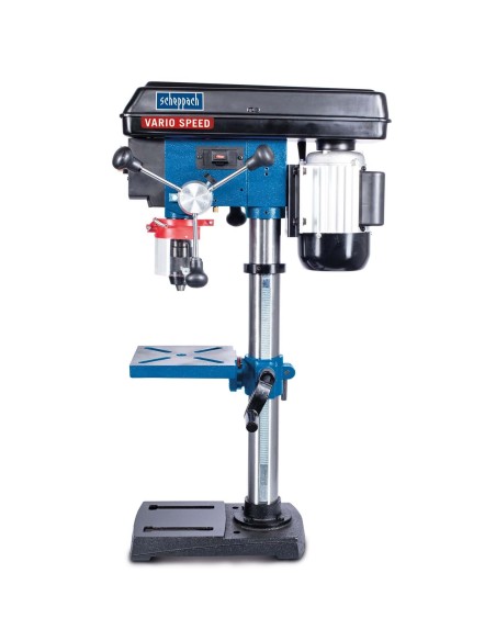 Trapano a colonna da banco velocita' regolabile +laser 550 w Scheppach dp19vario