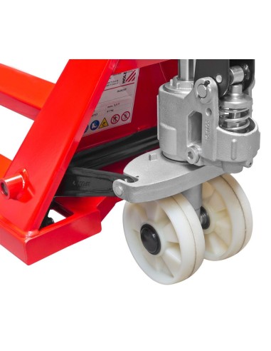 Transpallet manuale muletto carrello elevatore portata 2500kg holzmann hub25t