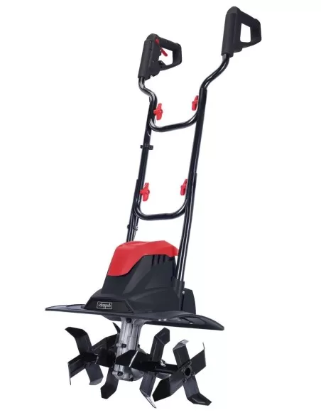 1 - Motozappa zappatrice elettrica richiudibile 4 lame taglio 36cm Scheppach mte380