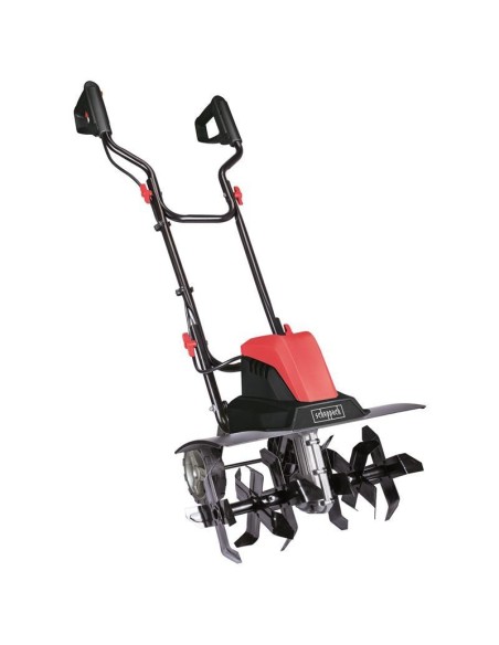 Motozappa zappatrice elettrica richiudibile 6 lame taglio 45cm Scheppach mte460