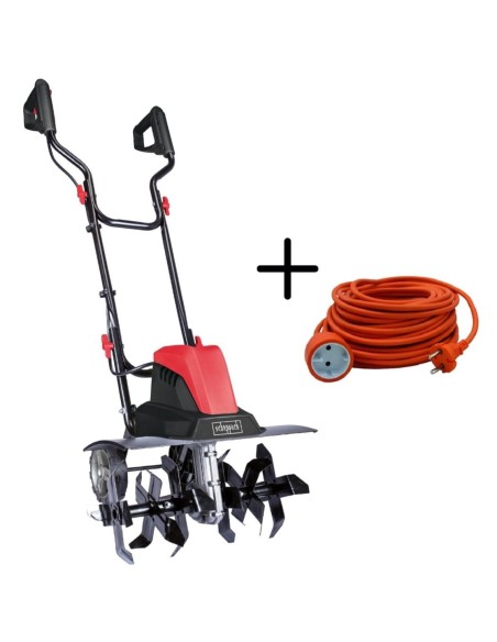 Motozappa zappatrice elettrica 45cm 1,5kw Scheppach mte460 + prolunga 20 mt