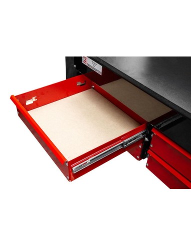 Banco da lavoro tavolo officina cassetti parete porta utensili holzmann wt37