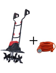 Motozappa zappatrice elettrica richiudibile 1kw Scheppach mte380 + prolunga 20mt