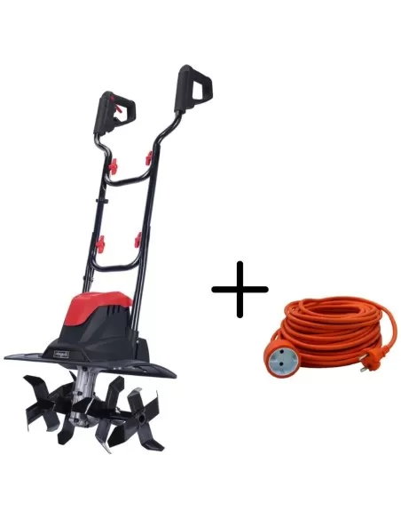 Motozappa zappatrice elettrica richiudibile 1kw Scheppach mte380 + prolunga 20mt Motozappa zappatrice elettrica richiudibile 1kw Scheppach mte380 + prolunga 20mt