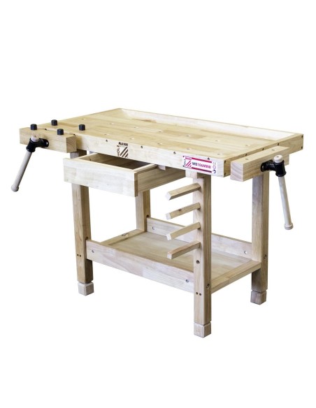 2 - Banco da lavoro tavolo in legno gioco per bambini holzmann wb106mini