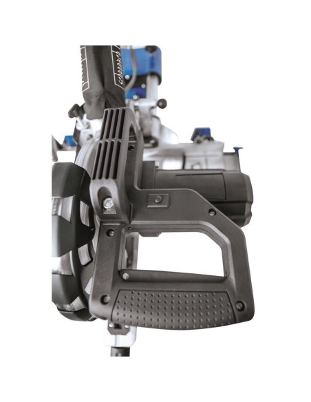 Troncatrice radiale per legno Scheppach hm254 2000w sega circolare ø255 laser