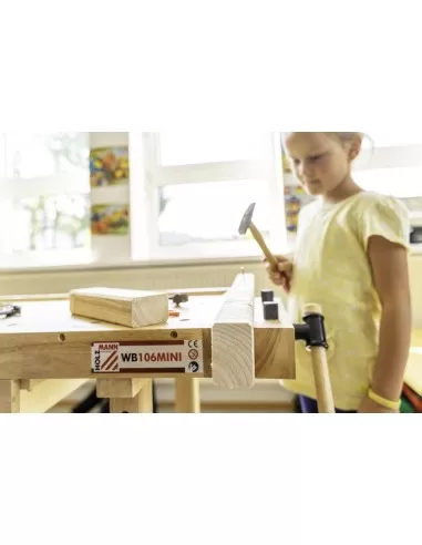 4 - Banco da lavoro tavolo in legno gioco per bambini holzmann wb106mini