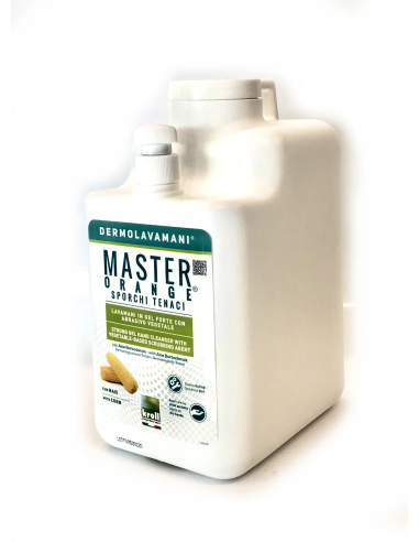Sapone gel crema pasta fluida lavamani KROLL master orange 0523 5 kg