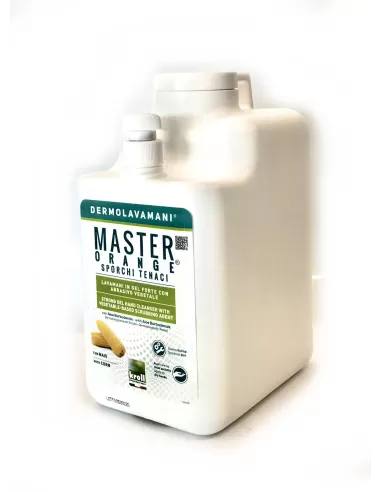 1 - Sapone gel crema pasta fluida lavamani KROLL master orange 0523 5 kg