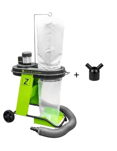 Aspiratore trucioli sacco aspiratrucioli carrellato Zipper zi-asa550esa