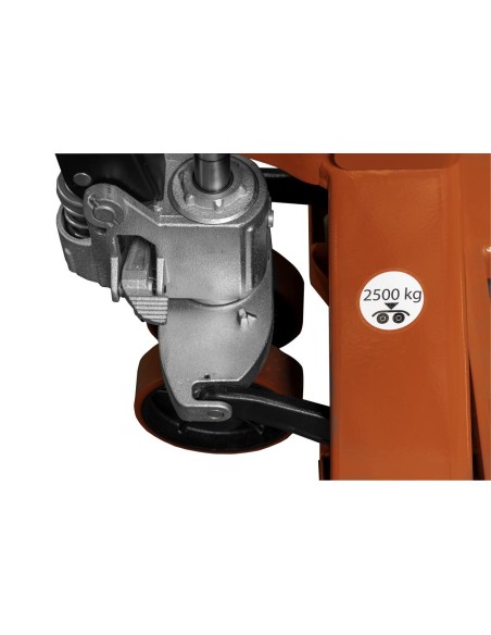 Transpallet manuale pesatore bilancia muletto portata 2500 kg holzmann hub25kg