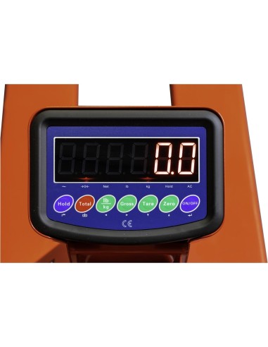 Transpallet manuale pesatore bilancia muletto portata 2500 kg holzmann hub25kg