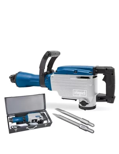 1 - Martello demolitore Scheppach ab1700 50j 1700W con 2 scalpelli