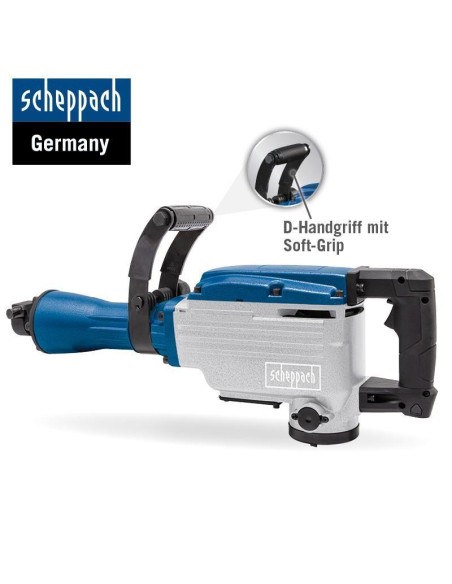 Martello demolitore Scheppach ab1700 50j 1700W con 2 scalpelli Martello demolitore Scheppach ab1700 50j 1700W con 2 scalpelli