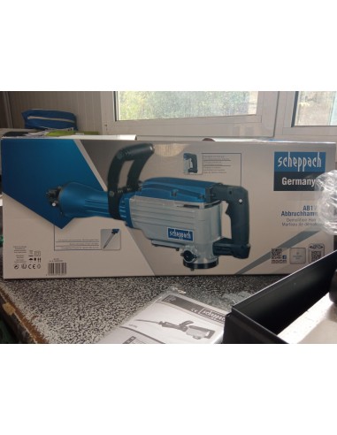 Martello demolitore Scheppach ab1700 50j 1700W con 2 scalpelli