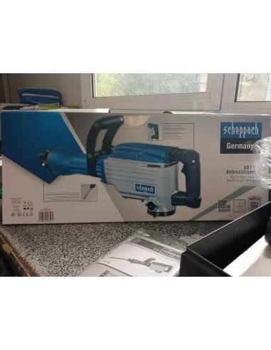 7 - Martello demolitore Scheppach ab1700 50j 1700W con 2 scalpelli