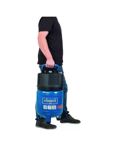 2 - Compressore Scheppach hc24v aria verticale 24 lt litri + kit accessori 8 pz