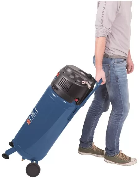Compressore Scheppach hc51v aria verticale 50 lt litri + kit accessori 8 pz