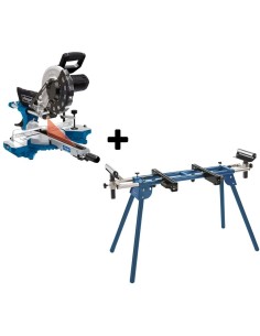 Troncatrice radiale per legno SCHEPPACH hm254 2000w ø254 + cavalletto umf1600