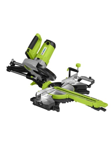 2 - Troncatrice radiale legno alluminio plastica 255mm Zipper zi-kgs255ds