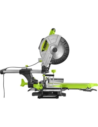 4 - Troncatrice radiale legno alluminio plastica 255mm Zipper zi-kgs255ds