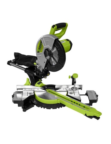 6 - Troncatrice radiale legno alluminio plastica 255mm Zipper zi-kgs255ds