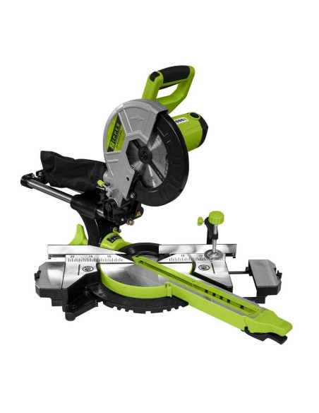 6 - Troncatrice radiale legno alluminio plastica 255mm Zipper zi-kgs255ds