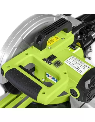 8 - Troncatrice radiale legno alluminio plastica 255mm Zipper zi-kgs255ds