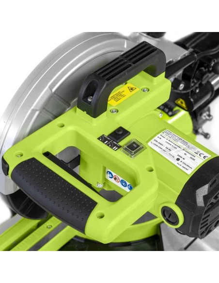 8 - Troncatrice radiale legno alluminio plastica 255mm Zipper zi-kgs255ds