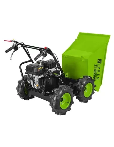 2 - Motocarriola a ruote 4x4 a benzina 196cc 300kg Zipper zi-rd300