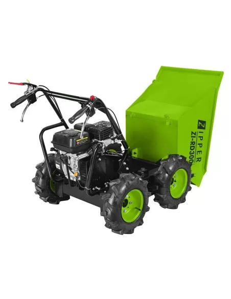 2 - Motocarriola a ruote 4x4 a benzina 196cc 300kg Zipper zi-rd300