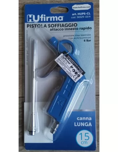 3 - Pistola soffiaggio aria compressa canna lunga hufirma rp8033-4l