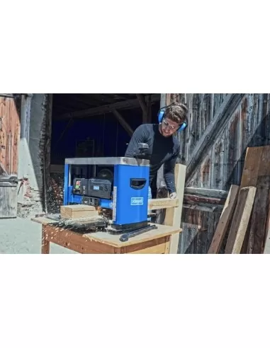 4 - Pialla a spessore da banco per legno 1500w 152mm / 330mm Scheppach plm1800
