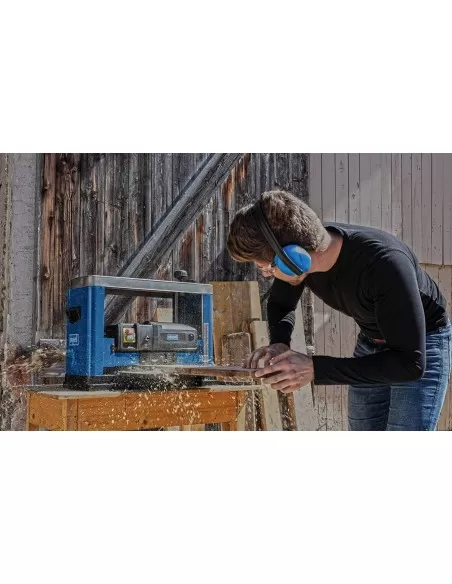 6 - Pialla a spessore da banco per legno 1500w 152mm / 330mm Scheppach plm1800