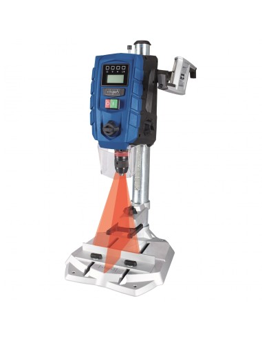 Trapano a colonna da banco con puntatore laser 710 w Scheppach dp60