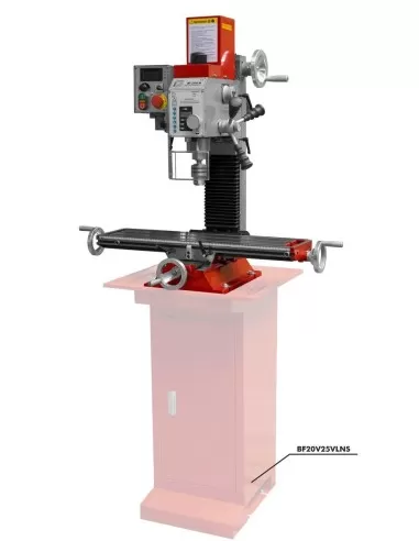 Trapano fresa da banco ad ingranaggi holzmann bf25vln 230v