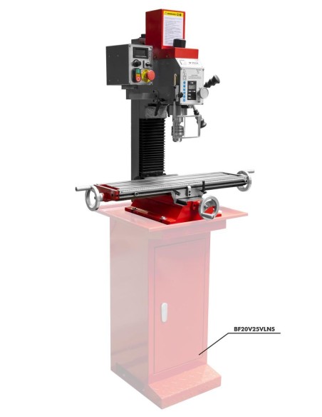 Trapano fresa da banco ad ingranaggi holzmann bf25vln 230v