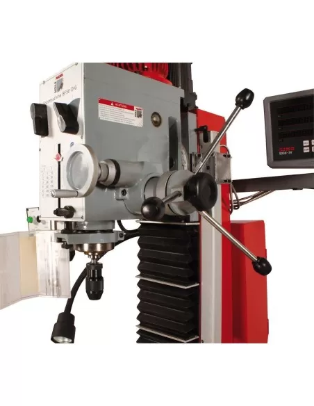 Trapano fresa da banco ad ingranaggi holzmann bf50dig 400v