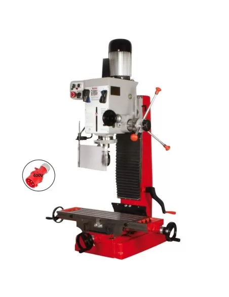 Trapano fresa da banco ad ingranaggi holzmann zx7045 400v