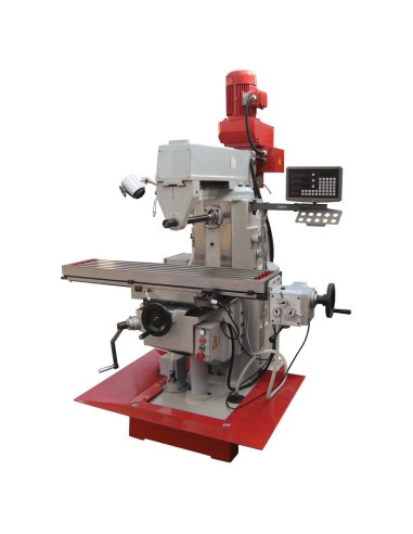 2 - Trapano fresa ingranaggi mandrino verticale e orizzontale holzmann bf600d 400v