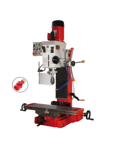 Trapano fresa da banco ad ingranaggi holzmann zx7050 400v