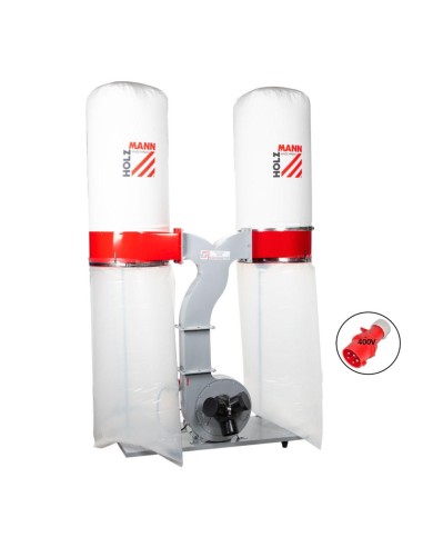 Aspiratore trucioli polvere sacco aspiratrucioli 3300w holzmann abs3880 400v