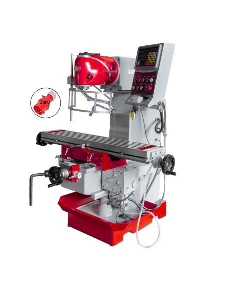 Fresa fresatrice universale con visualizzatore 3 assi holzmann bf700 400v