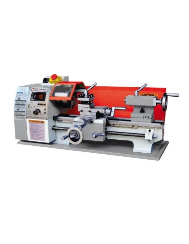 Tornio parallelo ferro metallo velocita' variabile avanzamenti holzmann ed300fd