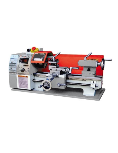 Tornio parallelo ferro metallo velocita' variabile avanzamenti holzmann ed300fd