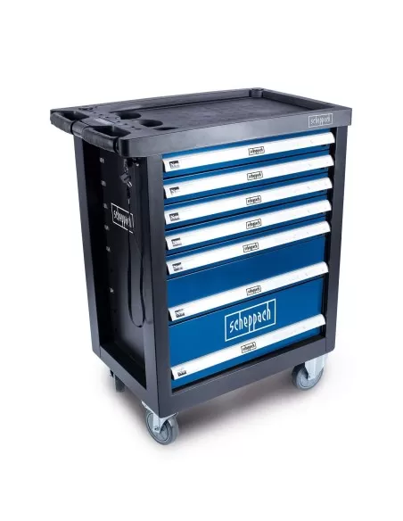 Carrello porta attrezzi per officina con utensili 70pz Scheppach tw1100