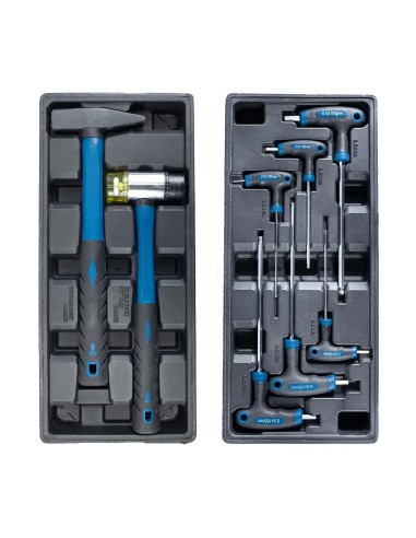 Carrello porta attrezzi per officina con utensili 70pz Scheppach tw1100