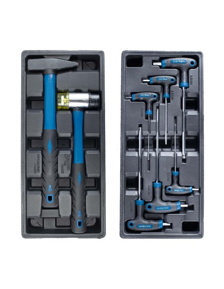 Carrello porta attrezzi per officina con utensili 70pz Scheppach tw1100